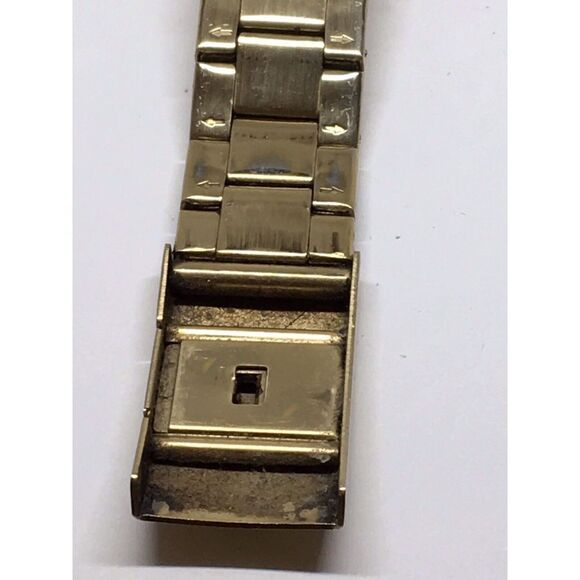 Authentic Fossil Watch Parts Links Case Band 18mm Stainless Steel Gold A677 - Picture 8 of 10